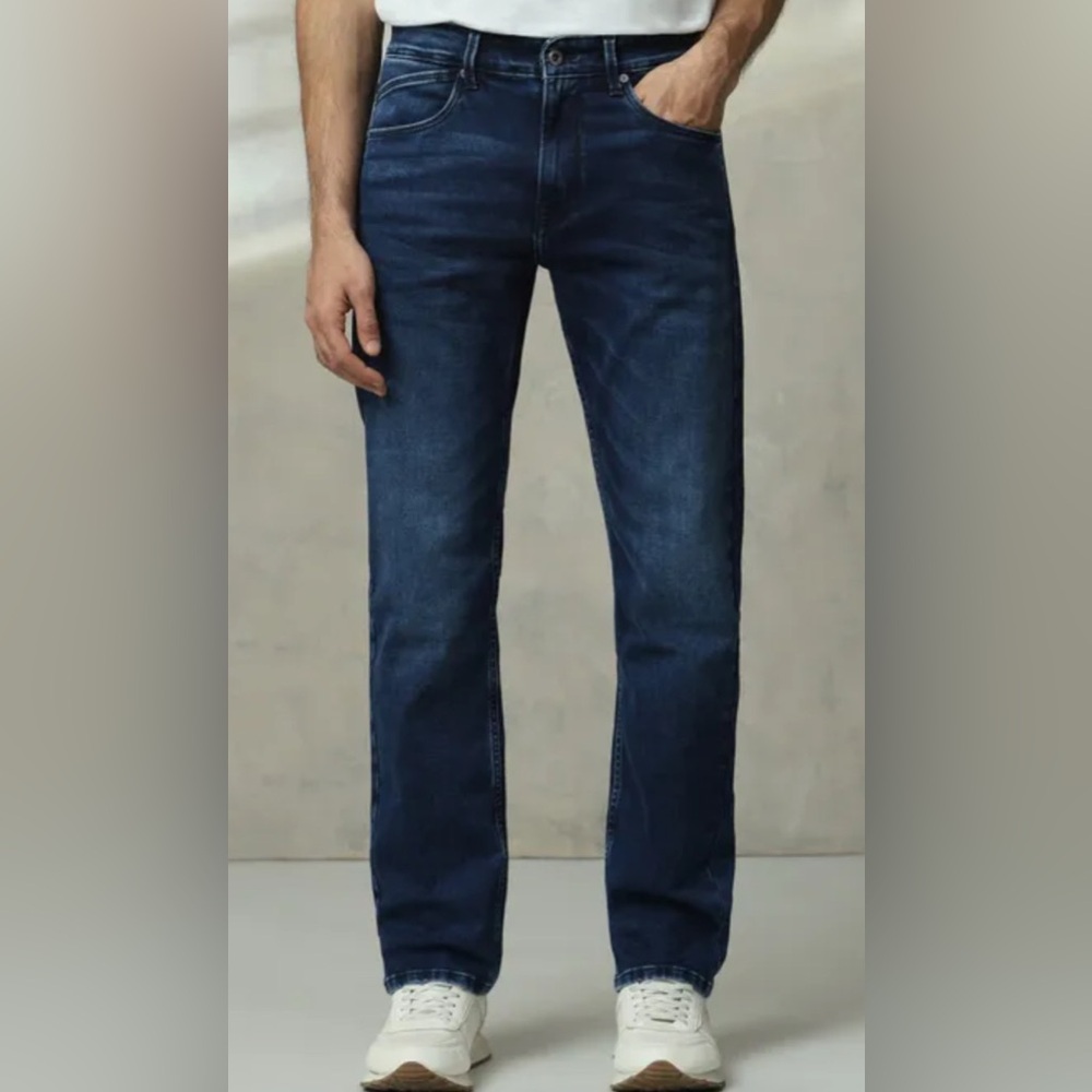 Buffalo Jackson Straight Stretch Jeans. Dark wash. Men size 36x30